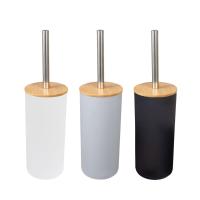 Juego De Cepillo Para Inodoro Antigrasa Pequeño Y Resistente Con Soporte Limpieza De Baño Accesorio De Baño Con Mango Longitudinal - details 0