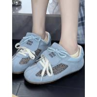 Zapatos Vulcanizados Con Estampado De Leopardo Marrón Para Mujer, Zapatillas Deportivas Planas Con Cordones Para Exteriores, Zapatillas Informales Cómodas Antideslizantes Para Otoño - details 6