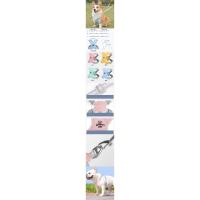 Conjunto de arnés reflectante ajustable y transpirable para perros y gatos - details 0