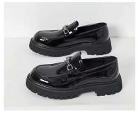 Zapatos casuales de cuero de vestir de diseñador para hombre, fáciles de usar, talla grande, nueva punta redonda alta - details 5