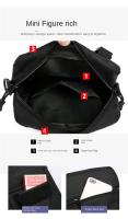 Bolso de Hombro Cruzado Táctico de Camuflaje Versión Vertical para Hombres y Mujeres - details 17
