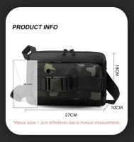 Mochila cruzada de un solo hombro para hombre, riñonera táctica militar para acampar, escalar, senderismo, ciclismo, viajes al aire libre - details 0