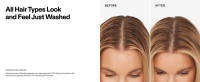 All hair types look and feel just washed