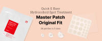 cosrx master patch original fit acne pimple master patch hydrocolloid spot treatment 3 sizes korean