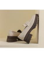 Mocasines de Suela Gruesa para Mujer Zapatos de Cuero Retro de Primavera 2025 - details 11