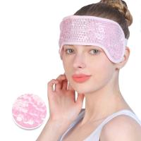 Paquete de hielo de Gel para cabeza de compresión caliente o fría, cuentas de Gel reutilizables para migraña, envoltura de hielo para mujer, bolsa de hielo relajante para dolor de cabeza - details 4