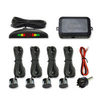 Risingon-Kit de Sensor de estacionamiento LED Universal para coche, pantalla Digital precisa de 4 Radar, alarma de distancia de obstáculos, Kit Parktronic - details 0