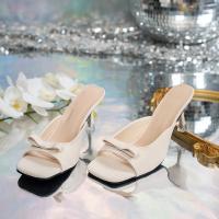 Sandalias de Tacón Bajo para el Verano 2025 Zapatillas Mulas de Moda para Mujeres Material Mixto - details 1