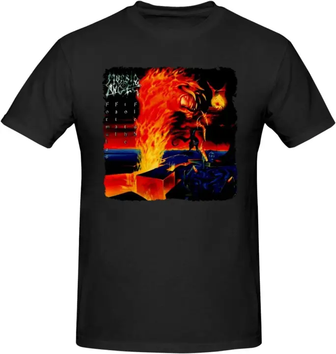 Camiseta Morbid Angel formula para hombre, camisa informal de algodón de manga corta con cuello redondo, de verano - 1