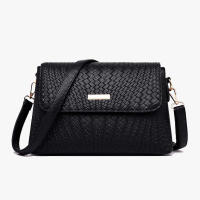 Bolso de Hombro para Mujer Simple Type Mensajero with Flap en Cuero PU Bolso Cruzado Casual Negro para Señora - details 0