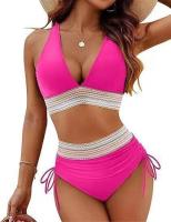 Traje de baño sexy para mujer, traje de baño de bikini de dos piezas con cintura adelgazante, superventas - details 25