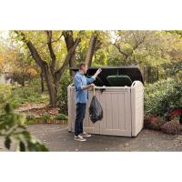 Cobertizo de jardín Exterior, Capacidad 880L, Color Topo/Beige, 132 x 71,5 x 113,5 cm - details 16