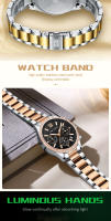 Reloj de Lujo para Mujer – Brillo Nocturno, Calendario, Brazalete de Acero Inoxidable, Elegante Reloj de Pulsera - details 6