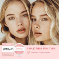 Abrillantador debajo de los ojos, bolsas para los ojos, ojeras, crema para los ojos, cuidado de la piel debajo de los ojos, péptido iluminador de cafeína, cuidado reafirmante de los ojos, belleza C - details 5