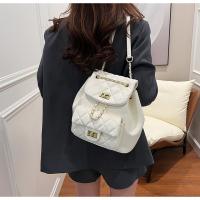 Mochila de mujer con cadena de rombos 2025 nueva mochila versátil de moda de primavera mini mochila - details 46