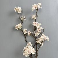 100 cm ramas de flor de pera artificiales flexibles elegantes ramas artificiales de invierno dulce flor de pera de seda hecha a mano de plástico - details 8