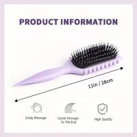 Cepillo de Desenredar Dulce Masaje del Cuero Cabelludo Peine para el Cabello con Garra de Limpieza - details 1