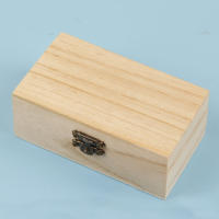 Caja de Madera de Alta Calidad S/M/L con Tapa Artesanal y Encaje Cuadrado para Decoración del Hogar y Almacenamiento de Suministros - details 13