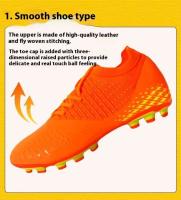 Zapatillas de fútbol para hombre de alta calidad con disciplina cruzada, diseño transpirable y que rompe las uñas, adecuadas para fanáticos de los deportes. - details 4