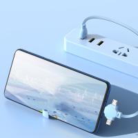 Micro USB/Tipo C/IOS 3 en 1 Cable de datos retráctil Carga súper rápida retráctil Cable de carga USB 3 en 1 Universal 120W - details 5
