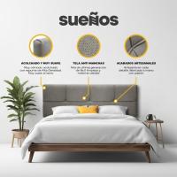 Modelo Cuadrado para Camas de 135 (145 x 57 cm) Tela Salmón - details 2