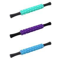 1PCS 9-Wheel Full Body Muscle Massager Roller Stick Acupressure Trigger Point Recovery Tool Deep Relax Gear Massage Stick - details 5