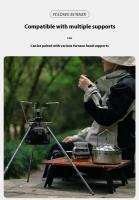 Mini integrado para picnics y camping, equipado con luz de campo electrónica, quemador de estufa VIES plegable portátil - details 5