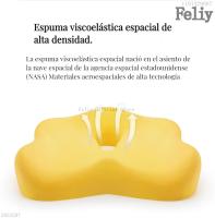 Cojín de espuma viscoelástica para asiento de oficina, almohada ortopédica para aliviar el dolor de glúteos, soporte para la cintura - details 4