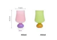 Copa de Vino de Crema Antigua Monocapa para Bebidas y Té Estilo Arón para la Cocina y Comedor - details 2
