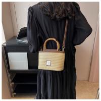 Bolso Cruzado de Verano 2025 Bolso de Mano Tejido de Paja para Mujeres - details 12
