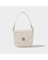 Bolso de mensajero de un hombro, nuevo bolso de axila para mujer, bolso de cuero suave blanco y negro. - details 13