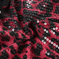 Pantalones Cortos de Lentejuelas Brillantes BUNO Mini Pantalones de Cintura Alta con Estampado de Leopardo Ropa de Calle Impactante - details 16