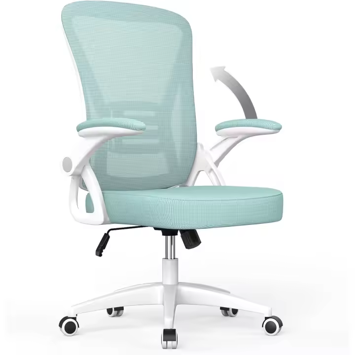 Ergonómica con Reposacabezas Ajustable y Soporte Lumbar, Respaldo de Malla Transpirable, - 1