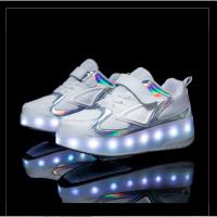 Nuevos Zapatos de Patinaje de Ruedas para Niños Zapatos Deportivos para Adultos con Luz - details 22