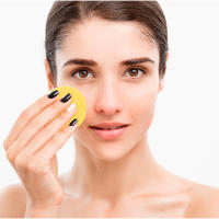 Esponjas faciales comprimidas naturales para Spa, esponja Facial de forma redonda para eliminar la piel muerta - details 5