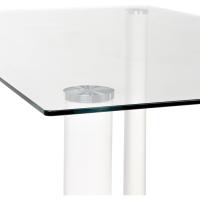 Mesa de Comedor Negra, Mesa de Cristal para Cocina, Medidas Mesa Moderna salón: 140 cm Largo x 80 cm Ancho x 75 cm Alto - details 8