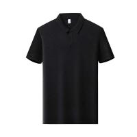 Polo de manga corta de moda informal, top de hombre de color sólido para comodidad de verano - details 18