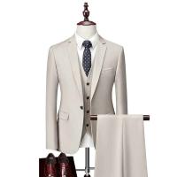 2024 Traje atractivo para hombres de primavera y otoño Conjunto de negocios de boda informal de tres piezas para novio - details 6
