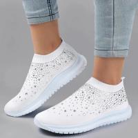 Zapatos deportivos de mujer con malla transpirable, zapatos planos cómodos, suelas blandas, informales, antideslizantes, talla grande 43 - details 6