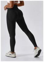 Pantalones de Yoga sin costuras para mujer, mallas Push Up de cintura alta, ajustados, de secado rápido, elásticos, para entrenamiento - details 17