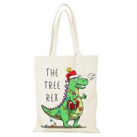 Bolso de Mano de Tela Ecológico Diseño de Dibujos Animados de Hombre Ideal para Fiestas Navideñas - details 9