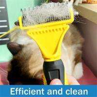 Cepillo de Aseo de Acero Inoxidable para Mascotas Recogedor de Pelo para Perros y Gatos - details 10