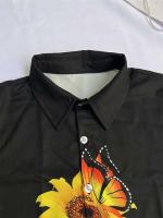 2025 estilo clásico Simple verano mujeres para mujeres Color suave moda Tops cien camisa de manga corta - details 9