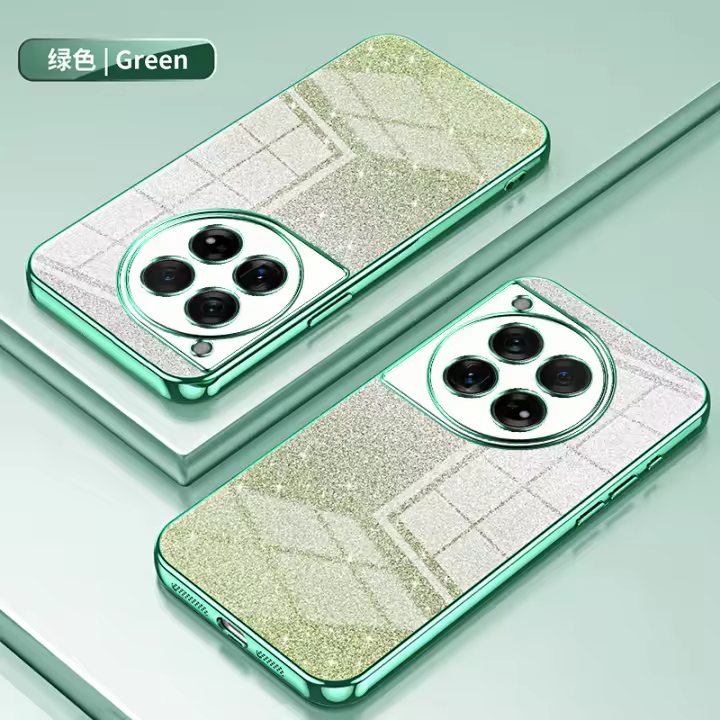 Funda Galvanoplastía Flash Moda Polvo para OnePlus Adecuada para Series 12, 12R, 11, 11R, 10, 10T, 10R, Nord CE 2 Lite, CE 3 Lite, ACE Pro, ACE2 - 1
