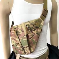 Funda táctica para pistola de almacenamiento, bolsa de nailon oculta para pistola, antirrobo, de camuflaje para caza, para hombro derecho - details 16