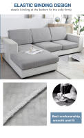 Coolazy-Funda de Cojín de Asiento grueso, Funda de Sofá ajustable para Sala de Estar, Protector de Muebles Jacquard Elástico - details 5