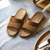 Zapatillas de casa de primavera y verano para hombre Sandalias transpirables de interior con suela blanda - details 2