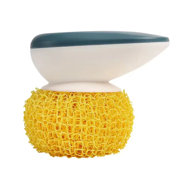 Cepillo de lavado de ollas, Bola de limpieza Nano, sin alambre, cocina - 1