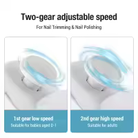 Cortaúñas eléctrico con pulido para adultos y bebés, tijeras para dedos, recortador de uñas, molino de uñas, lijadora de manicura, amoladora - details 3