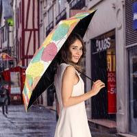 Paraguas Compacto y Ligero Diseño Mini para Viajes Parasol Portátil para Lluvia y Sol - details 23